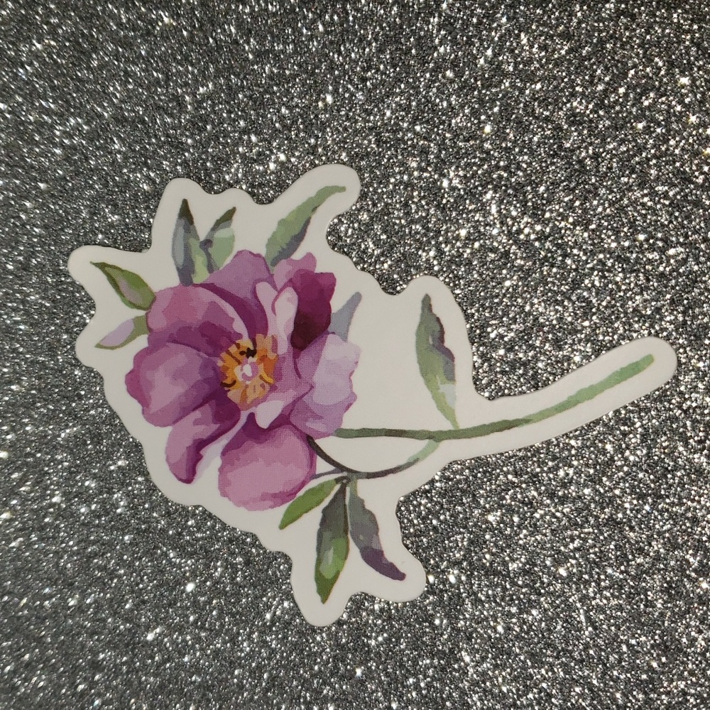 NATURE FLOWER WATERPOOF Sticker